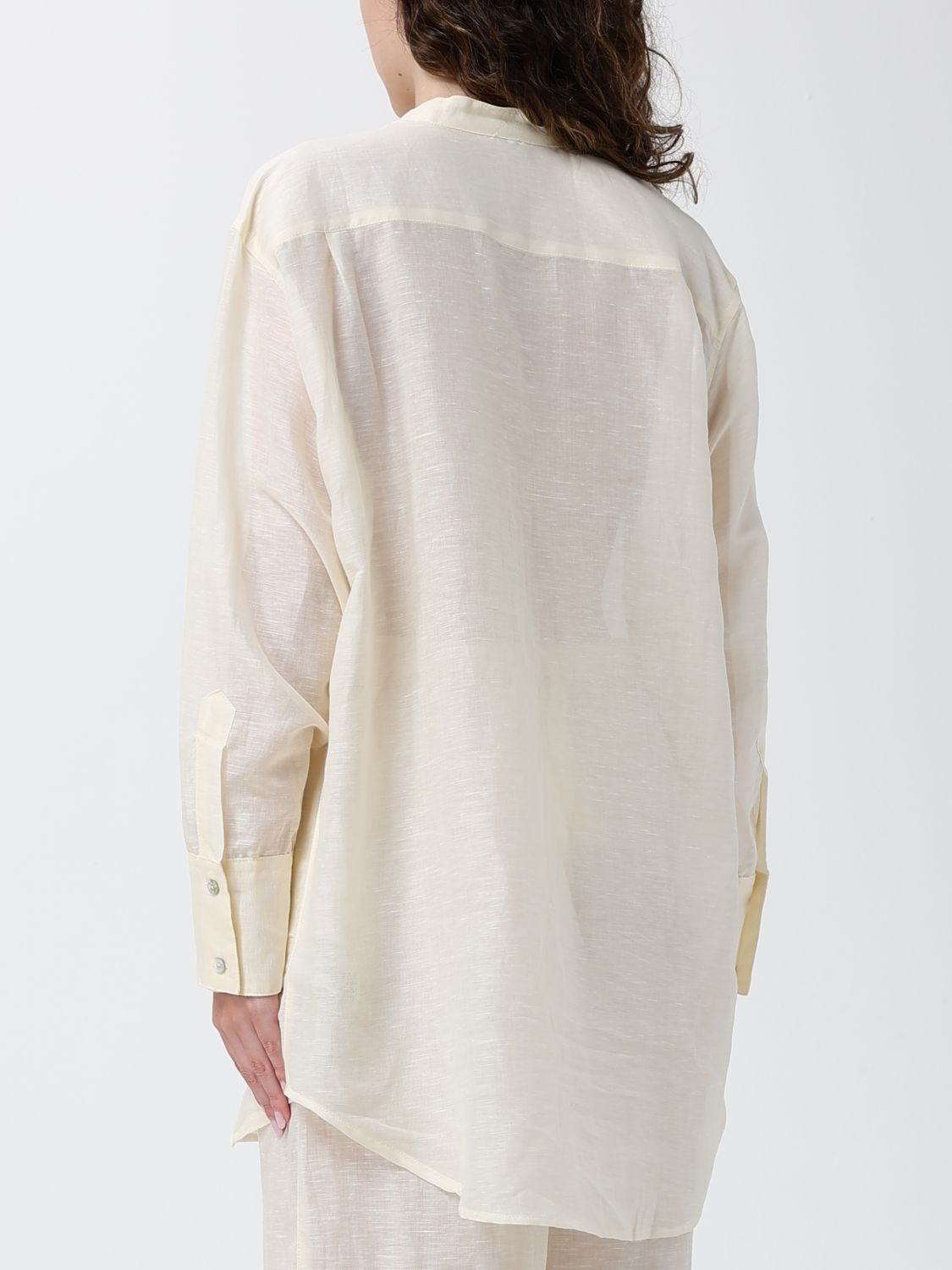 [120% LINO] Shirts Long Sleeve SS26 33BLIW1PLL000G494 700774