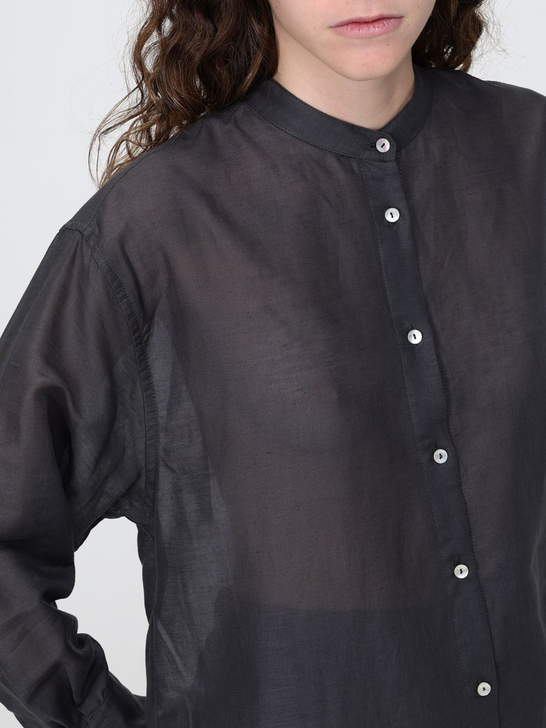 [120% LINO] Shirts Long Sleeve SS26 33BLIW1PLL000G494 700542