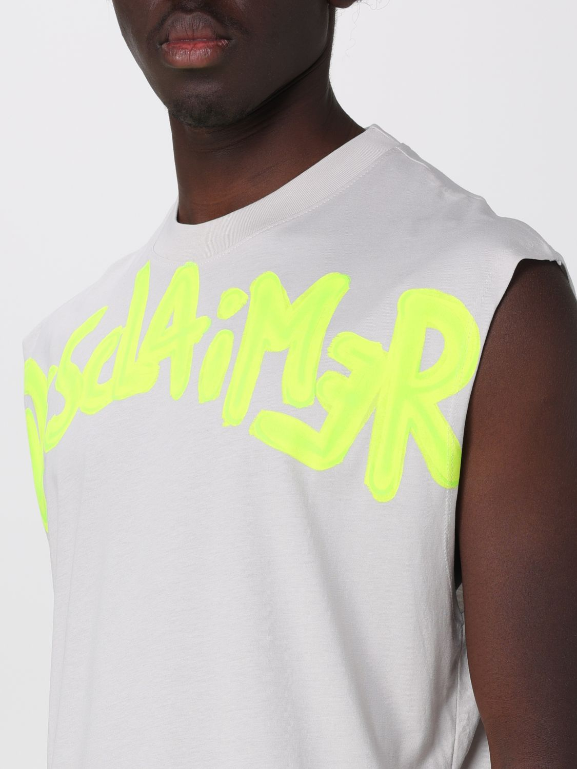 [DISCLAIMER] T-shirts Sleeveless SS26 26EDS55414 BIANCO FLUO