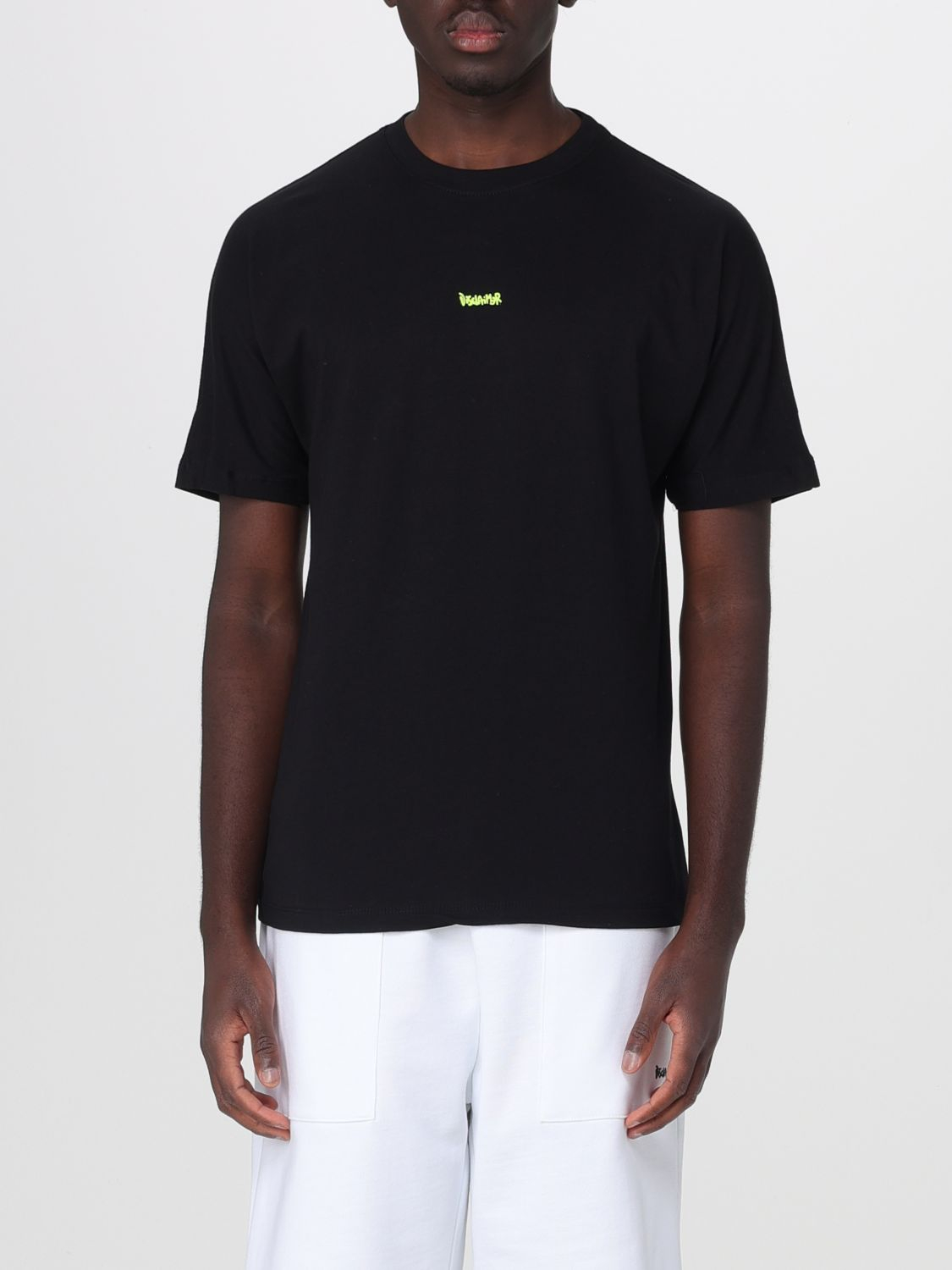 [DISCLAIMER] T-shirts Short Sleeve SS26 26EDS55401 NERO /ST.G.FLUO