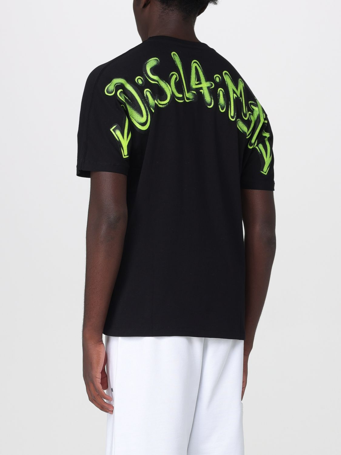[DISCLAIMER] T-shirts Short Sleeve SS26 26EDS55401 NERO /ST.G.FLUO