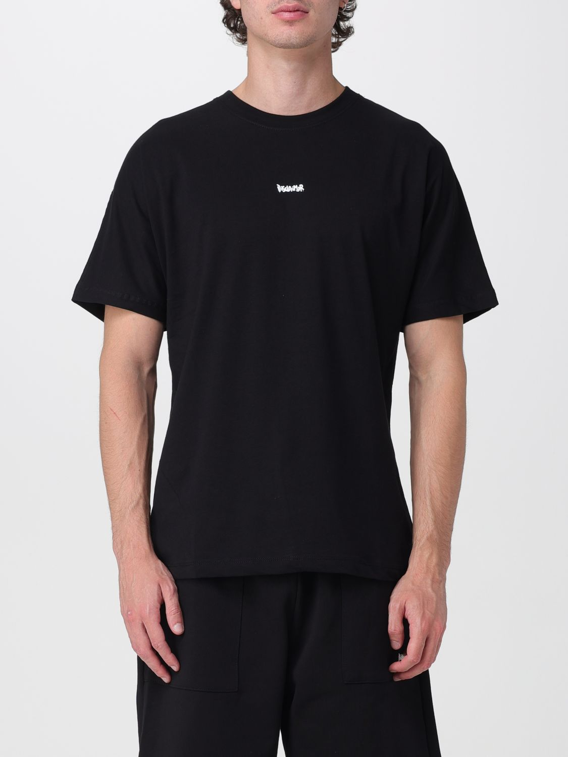 [DISCLAIMER] T-shirts Short Sleeve SS26 26EDS55401 NERO /ST.BIANCA