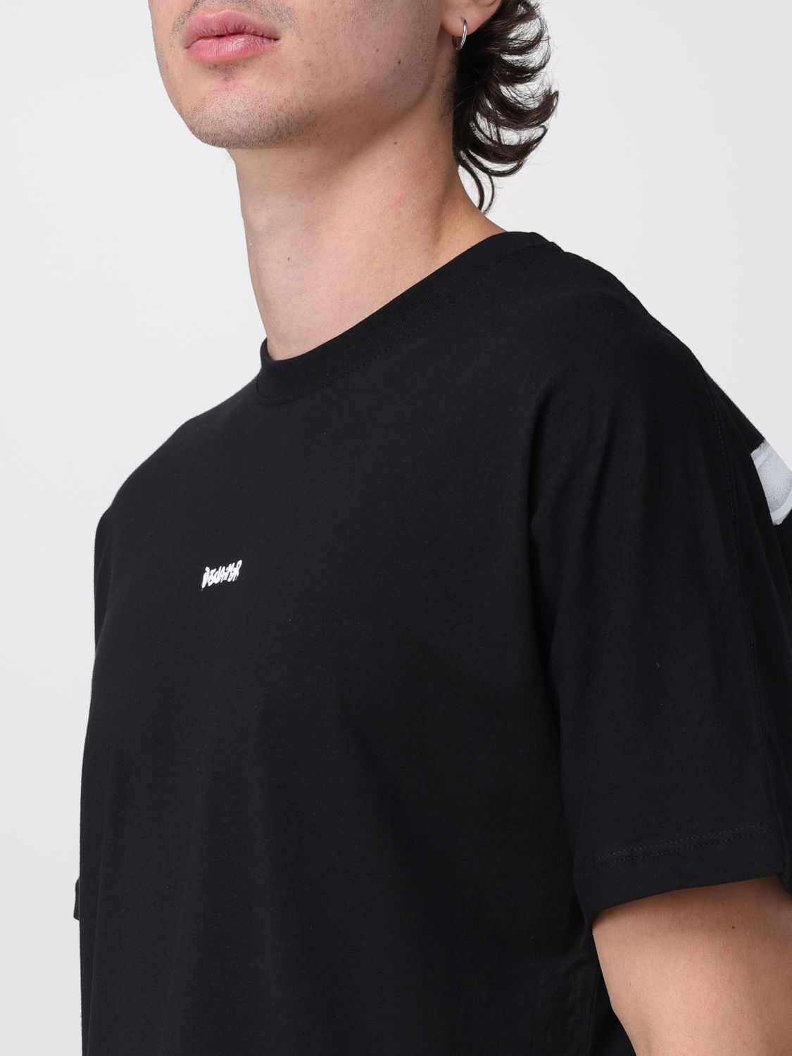 [DISCLAIMER] T-shirts Short Sleeve SS26 26EDS55401 NERO /ST.BIANCA