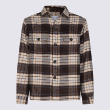 [04651 / A TRIP IN A BAG] Shirts Long Sleeve FW26 3OS2601B48BARREL BROWN