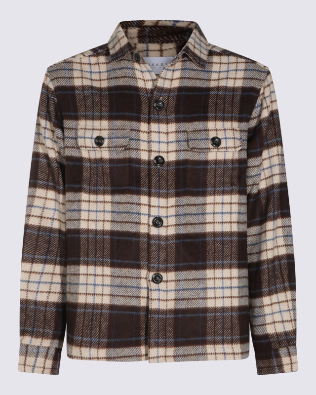 [04651 / A TRIP IN A BAG] Shirts Long Sleeve FW26 3OS2601B48BARREL BROWN