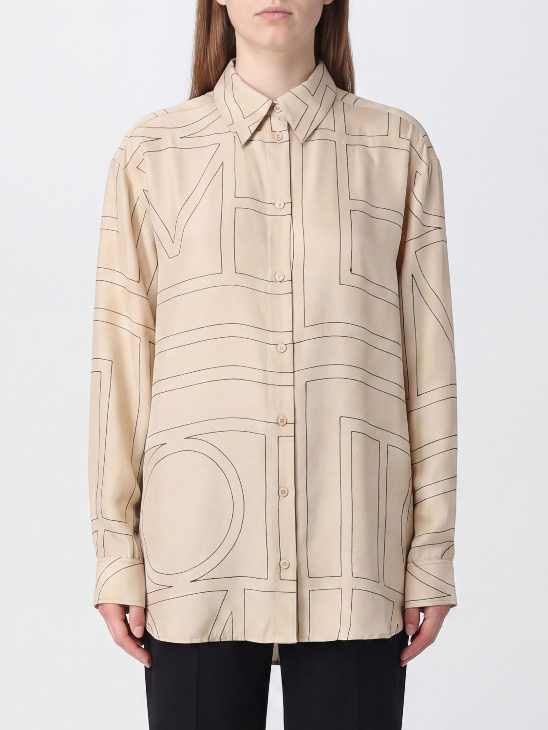 [TOTEME] Shirts Long Sleeve FW26 263WRT0480FB0704 008