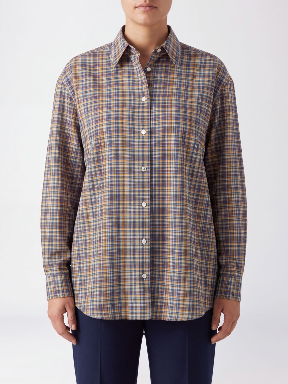 [TOTEME] Shirts Long Sleeve FW26 263WRT0480FB0694 416