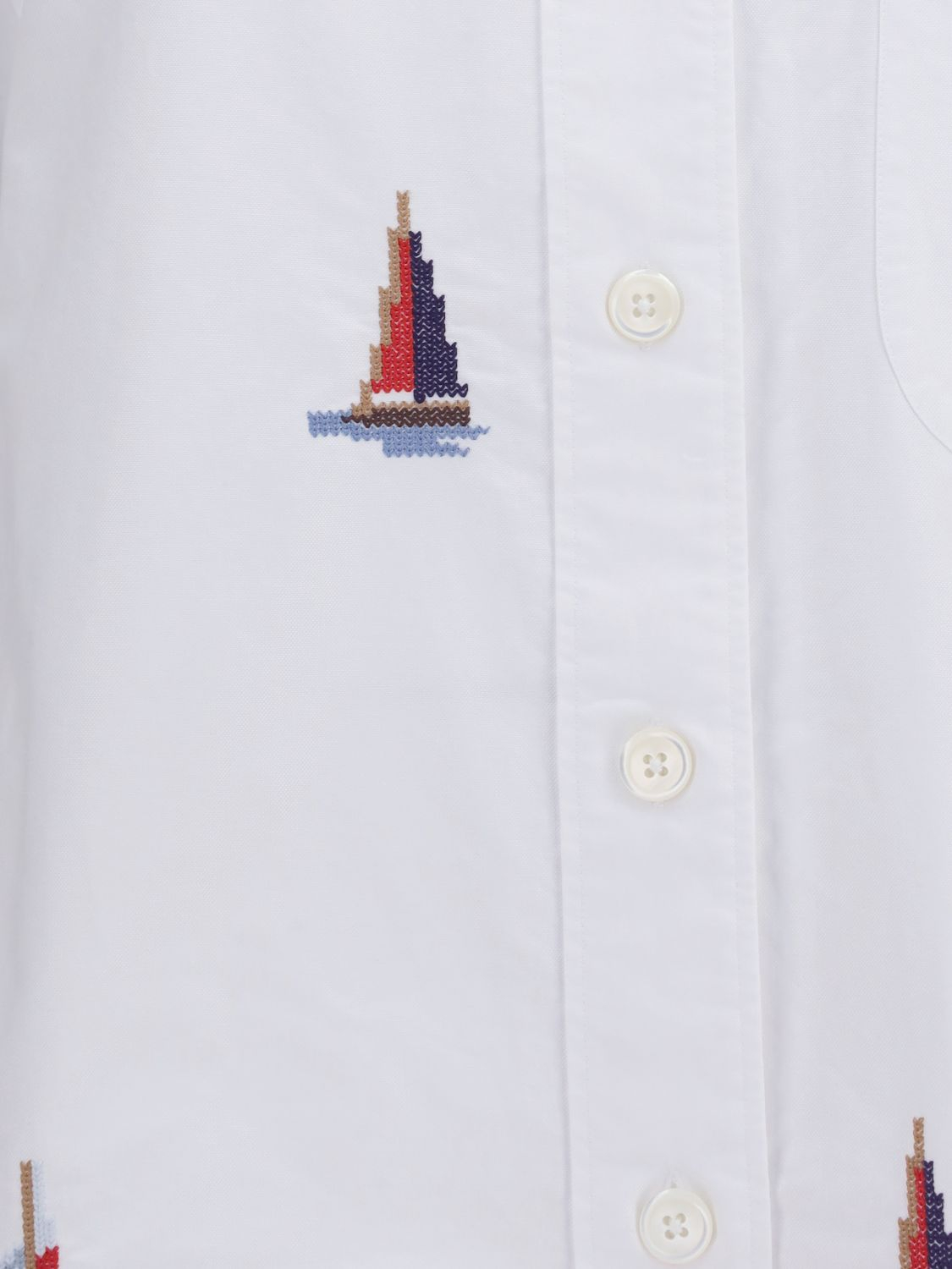 [Thom Browne] Shirts Long Sleeve FW26 FLL079EE1666 100