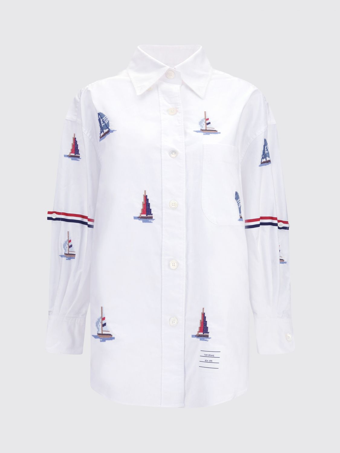 [Thom Browne] Shirts Long Sleeve FW26 FLL079EE1666 100