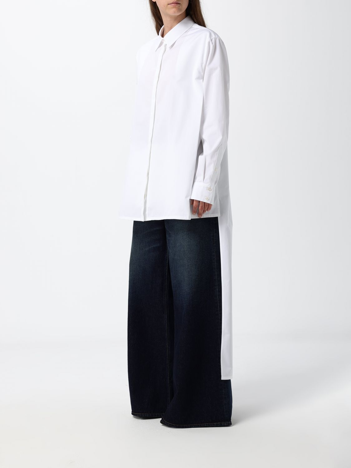 [Alaia] Shirts Long Sleeve FW26 AA9C1013T611D 000