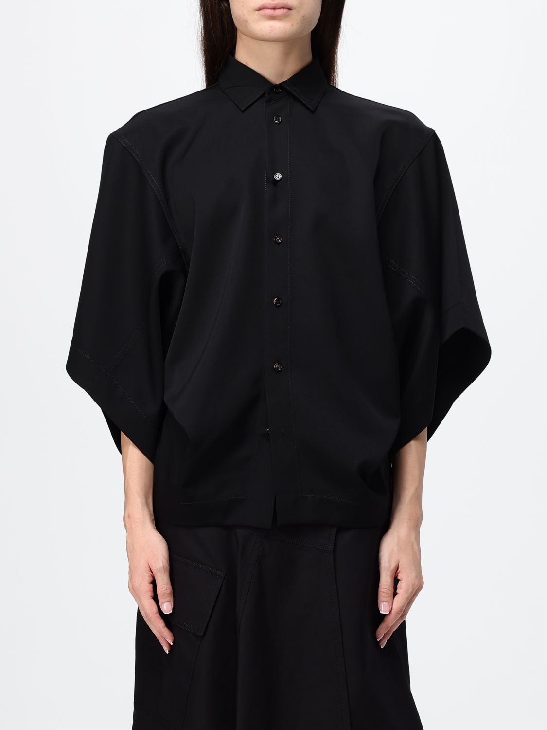 [Bottega Veneta] Shirts Short Sleeve FW26 869829V6DB0 1010