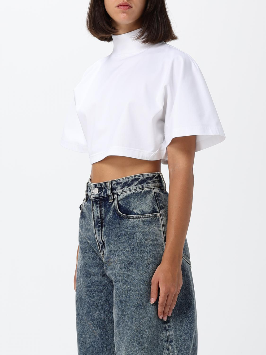 [Alaia] T-shirts Short Sleeve FW26 AA9H0455J103D 000