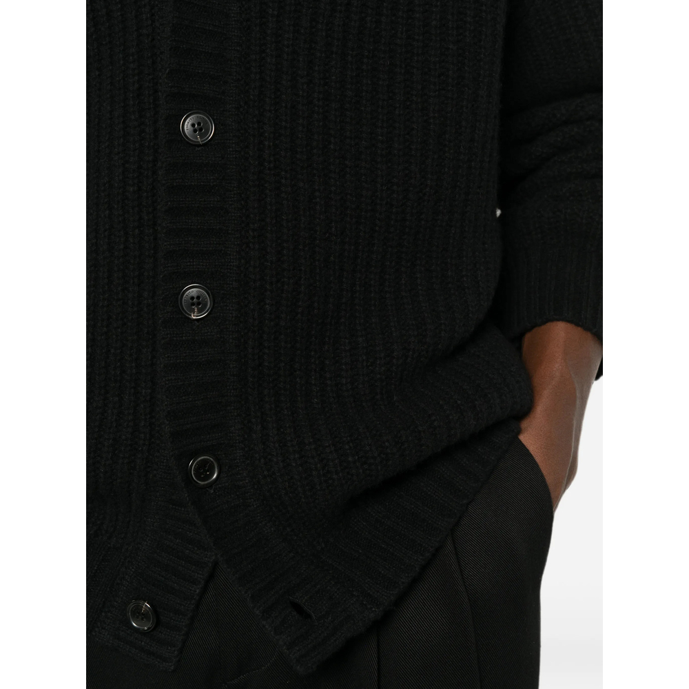 [ROBERTO COLLINA] Cardigan FW26 263MYB25110  NERO
