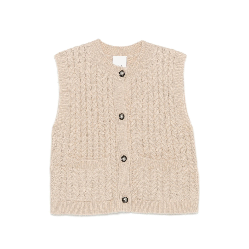 [ALLUDE] Cardigan FW26 265/77081  0048