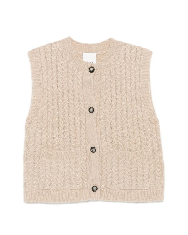 [ALLUDE] Cardigan FW26 265/77081  0048