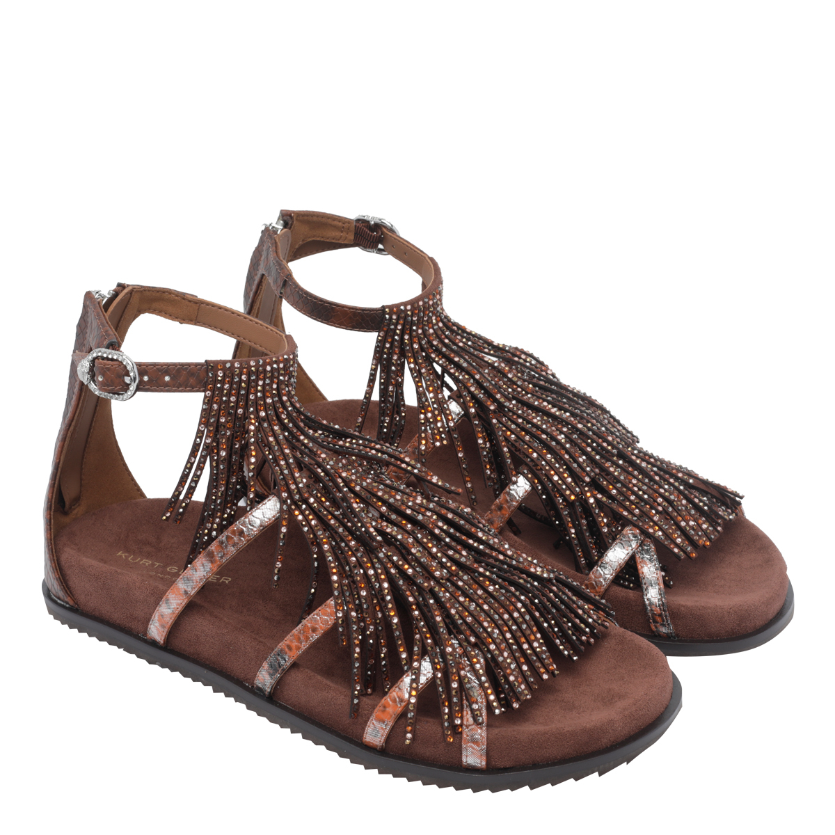 [Kurt Geiger] Sandals FW26 5855335069DARK BROWN