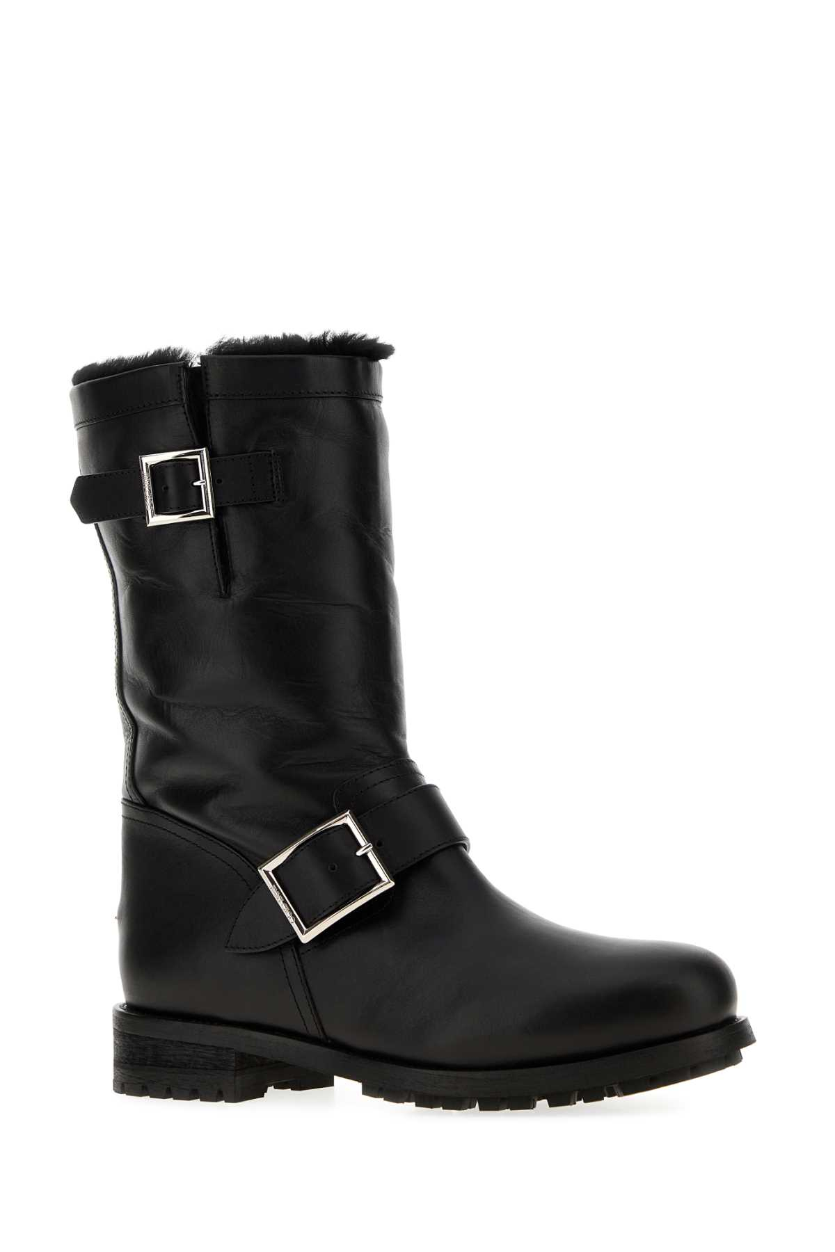 [Jimmy Choo] Boots FW26 BIKERMIDGQM BLACKBLACK