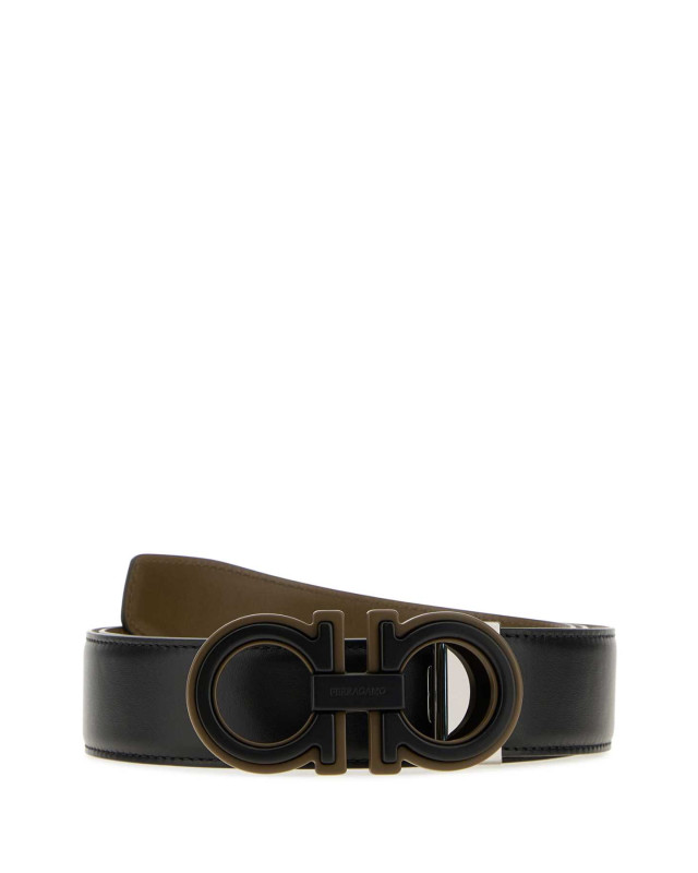 [Salvatore Ferragamo] Belt FW26 67A254797486 NEROSOYSEED