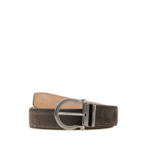 [Salvatore Ferragamo] Belt FW26 670386798882 ELEFANTE