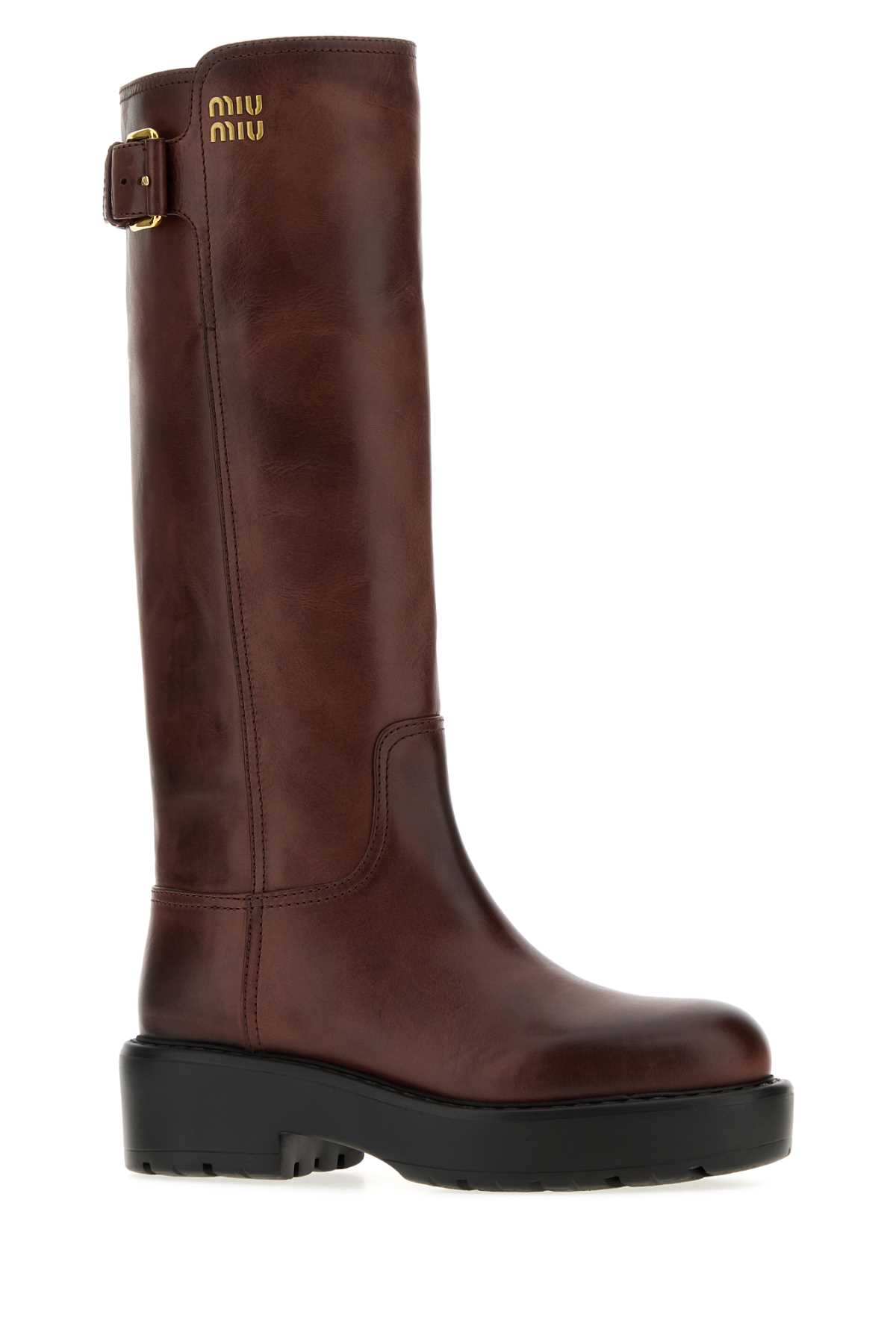 [Miu Miu] Boots FW26 5W767EF0555OD F0201