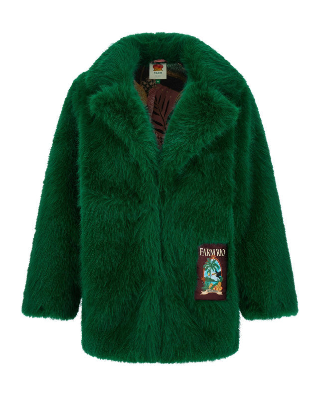 [Farm Rio] Fur Jacket FW26 369078L0013