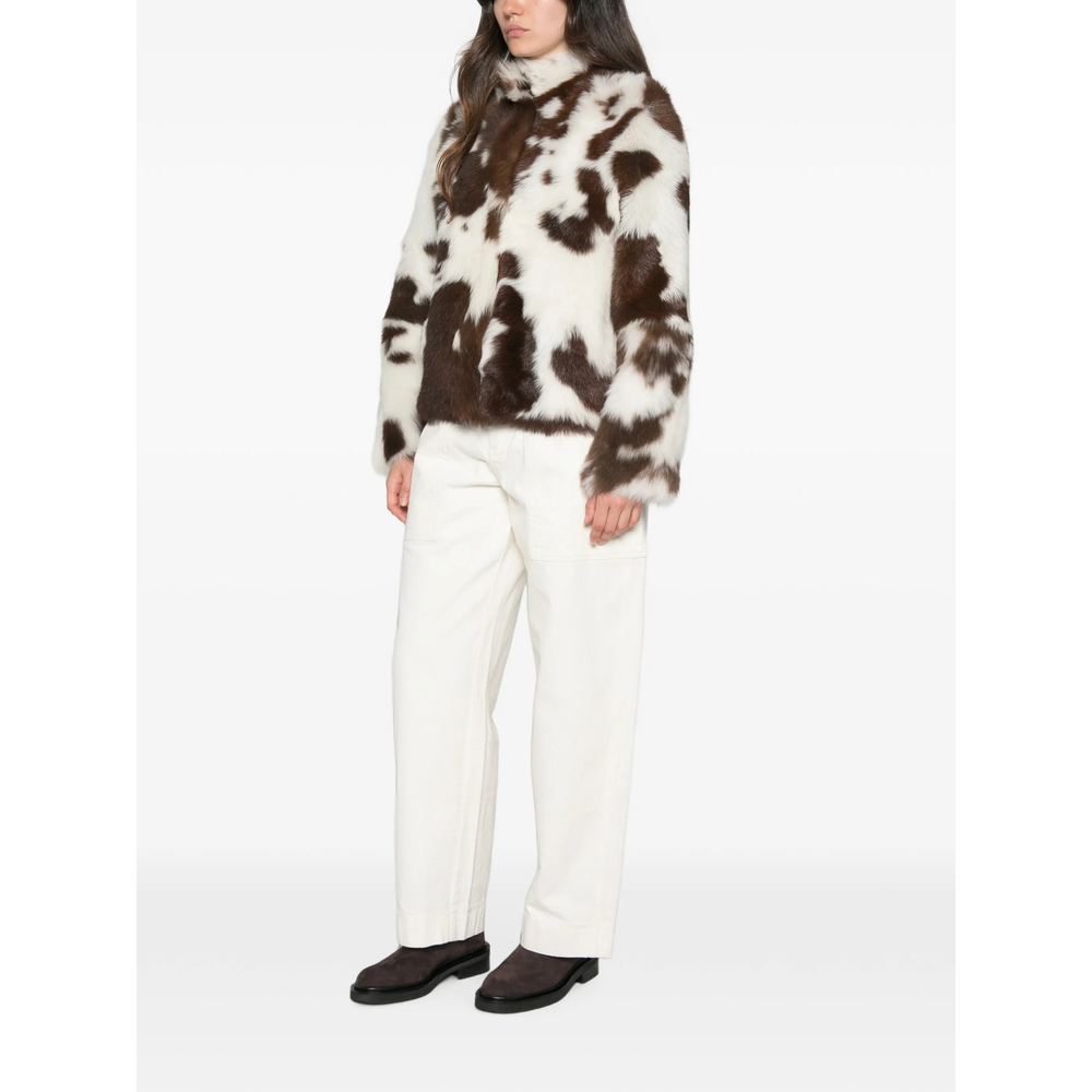 [SIMONETTA RAVIZZA] Leather Jacket FW26 F06JA371H41  SPWHI