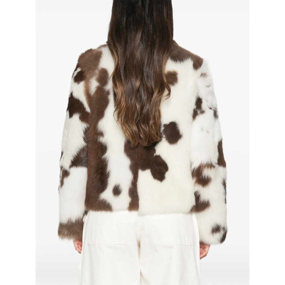 [SIMONETTA RAVIZZA] Leather Jacket FW26 F06JA371H41  SPWHI
