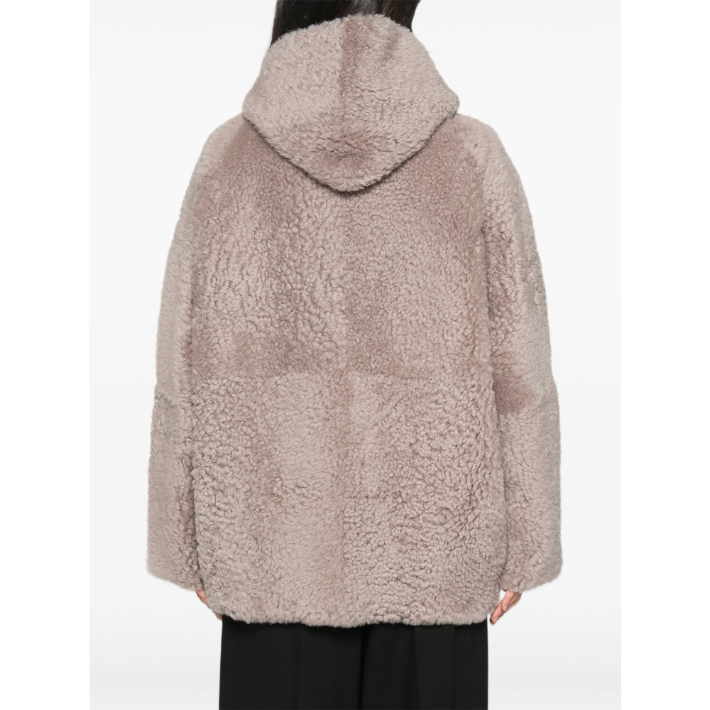 [SIMONETTA RAVIZZA] Leather Jacket FW26 F06JA440H33  TORTO