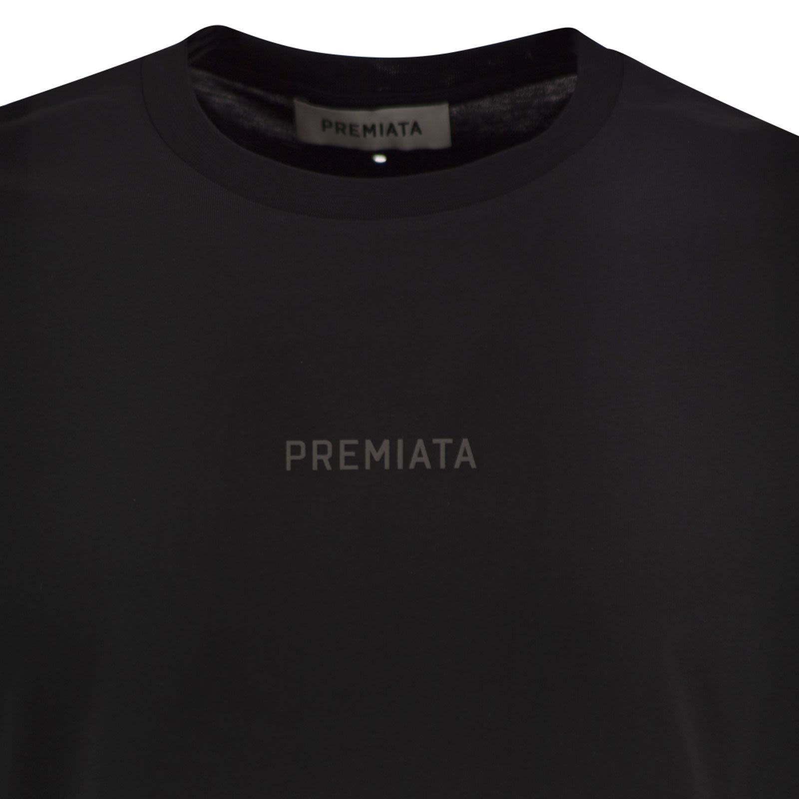 [Premiata] T-shirts Short Sleeve FW26 PA1027 JERSEY BLACK
