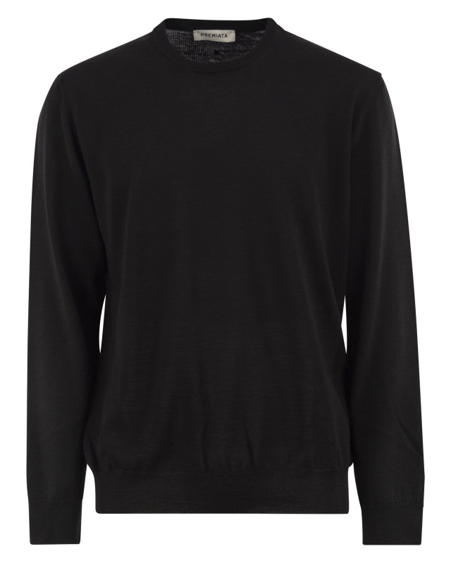 [Premiata] Knitwear FW26 PMG48 WOOL BLACK