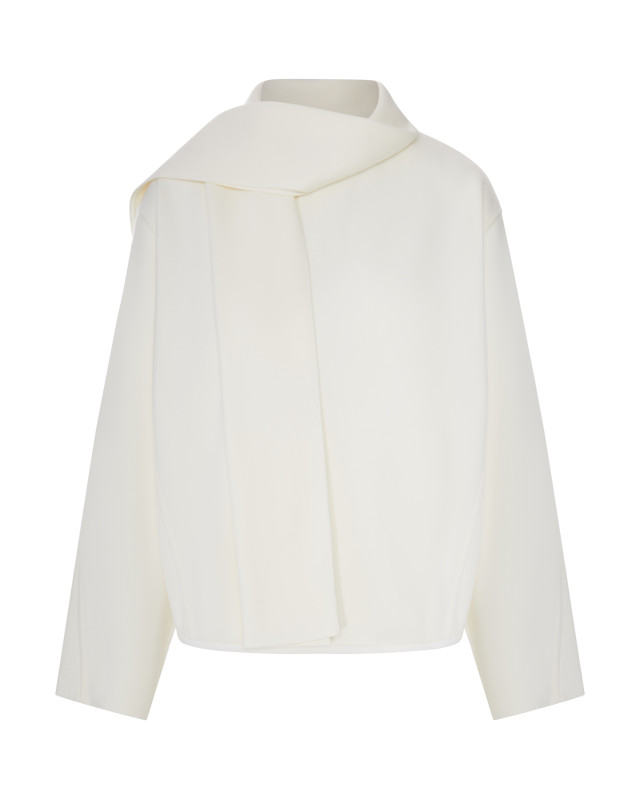 [Giorgio Armani] Knitwear FW26 GW004263AF27682U0003 SNOW WHITE