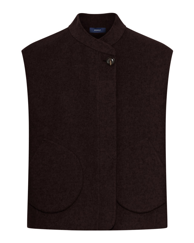 [Soeur] Jacket FW26 BLS1405ADELINEMAR0324S MARRON FONCE