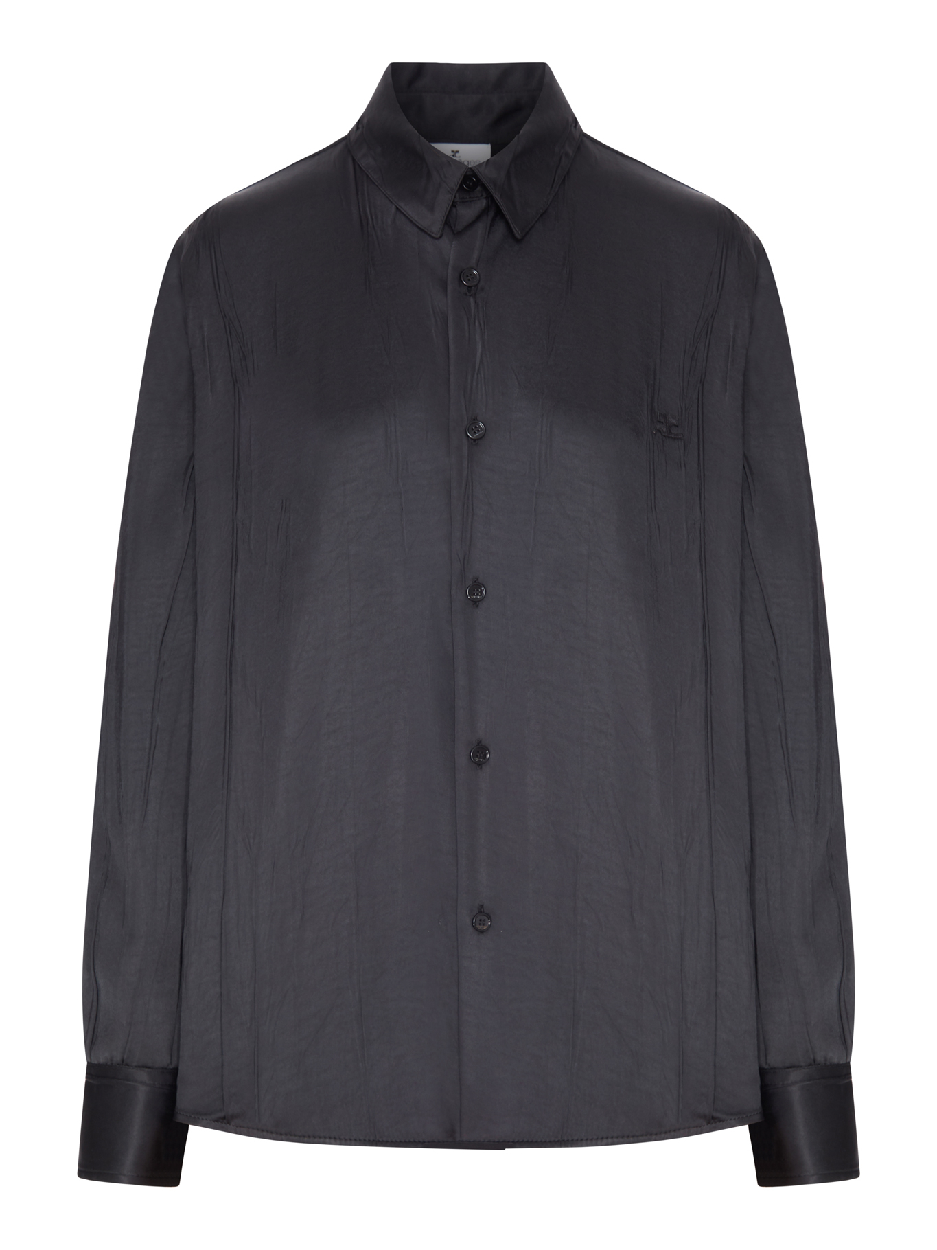 [Courreges] Shirts Long Sleeve FW26 326CCH135PL02809999 BLACK