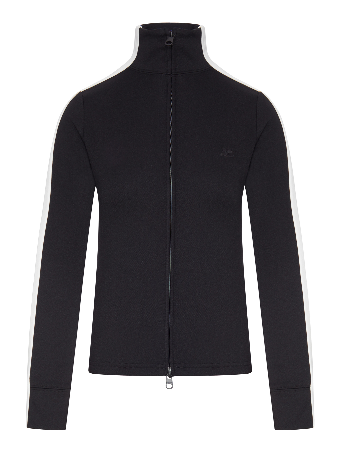 [Courreges] Track jacket FW26 326JTO541JS00029901 BLACK HERITAGE WHITE