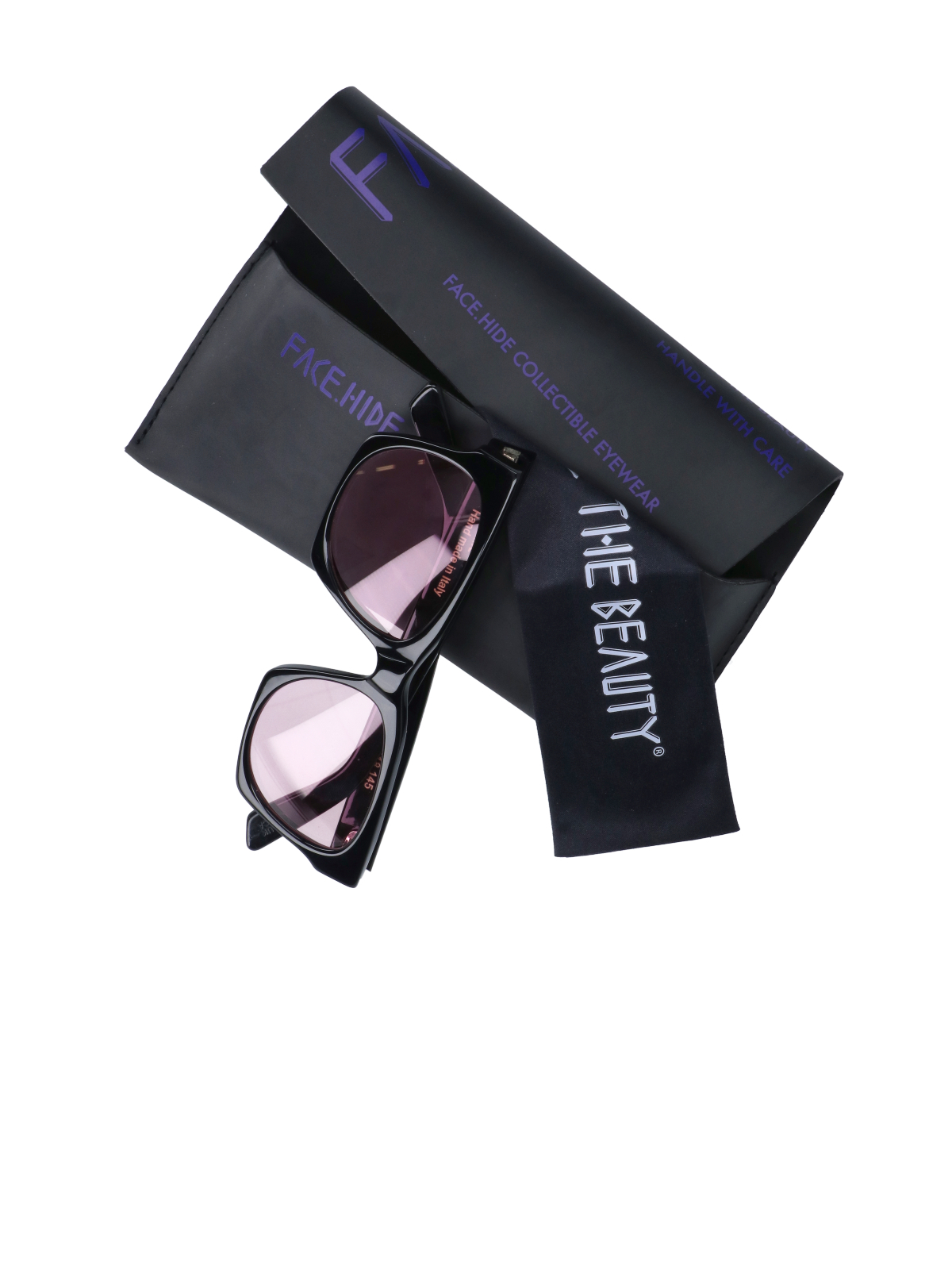 [FACE HIDE] Sunglasses SS26 NUMERO 0NERO FOTOCROMATICA ROSA