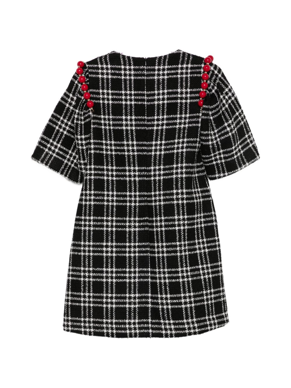 [ALESSANDRO ENRIQUEZ] Short sleeve dress FW26 D125JQBLACK