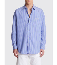 [Balmain] Shirts Long Sleeve SS26 GH1HS500CG37 SAB