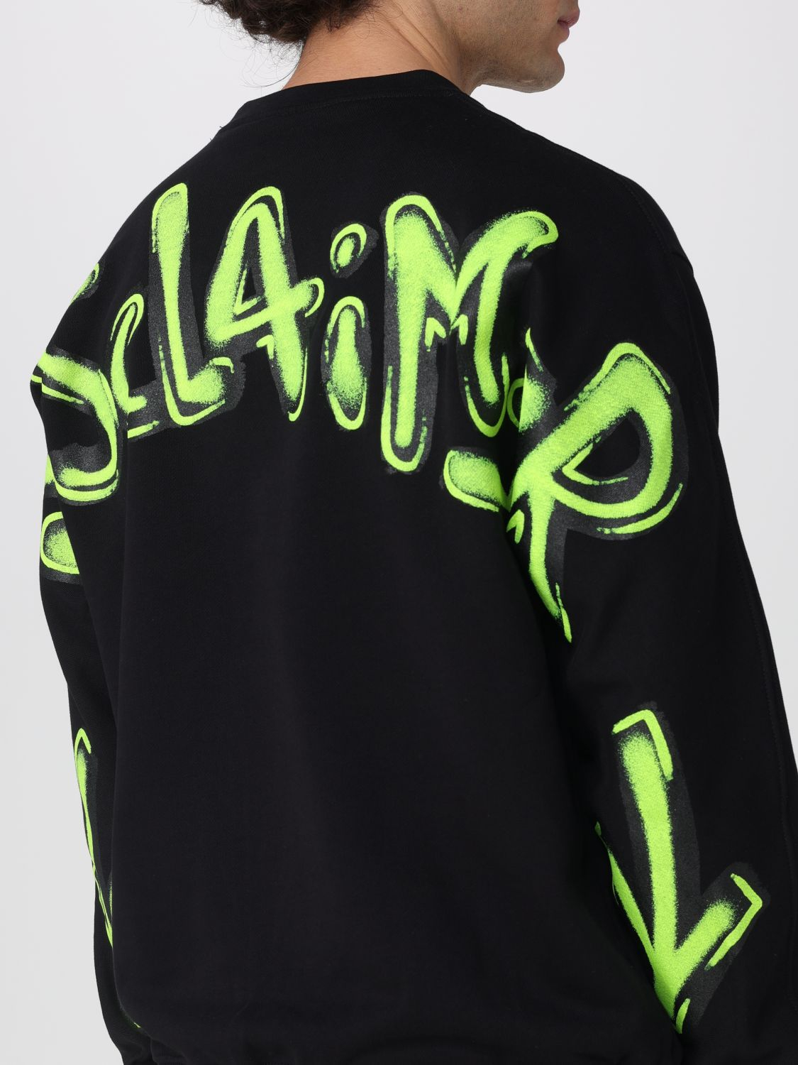 [DISCLAIMER] Sweatshirt SS26 55402 NERO /ST.G.FLUO