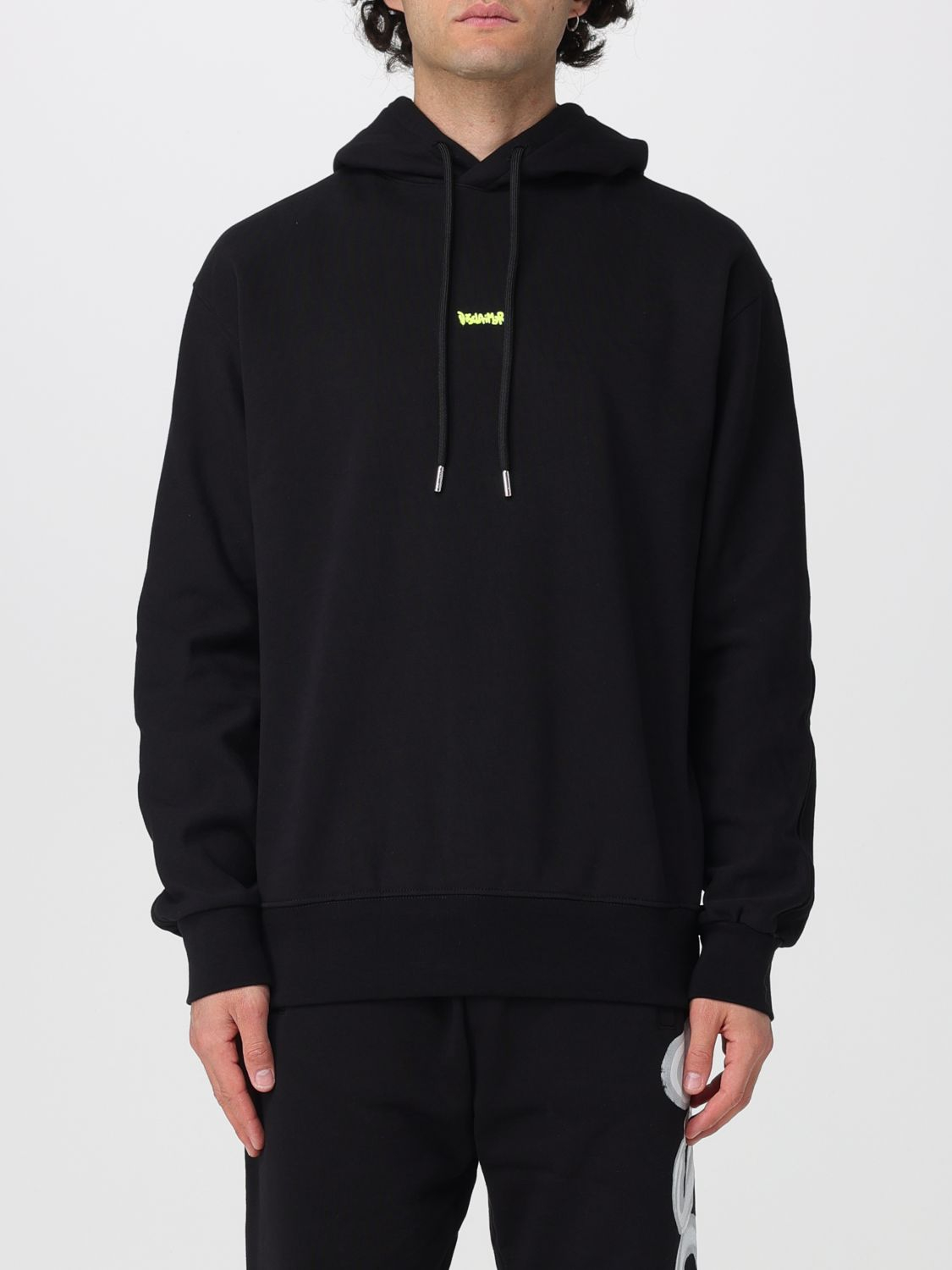 [DISCLAIMER] Sweatshirt SS26 55400 NERO /ST.G.FLUO