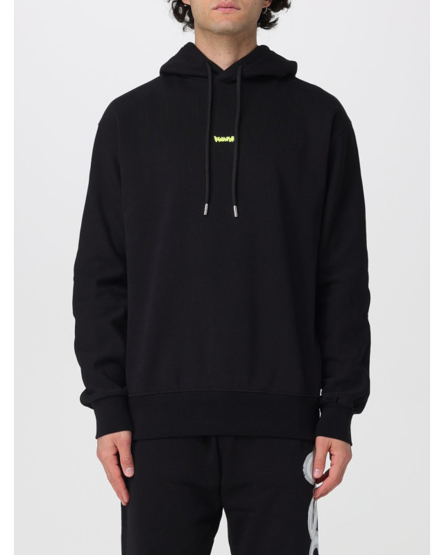 [DISCLAIMER] Sweatshirt SS26 55400 NERO /ST.G.FLUO