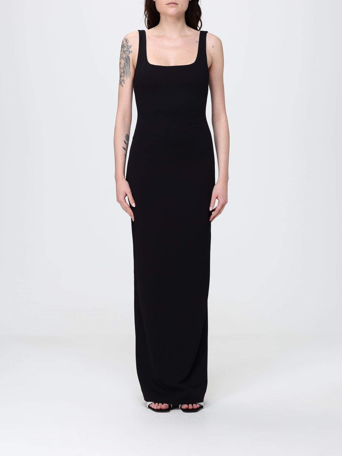 [Solace London] Sleeveless dress SS26 OS47017 BLACK