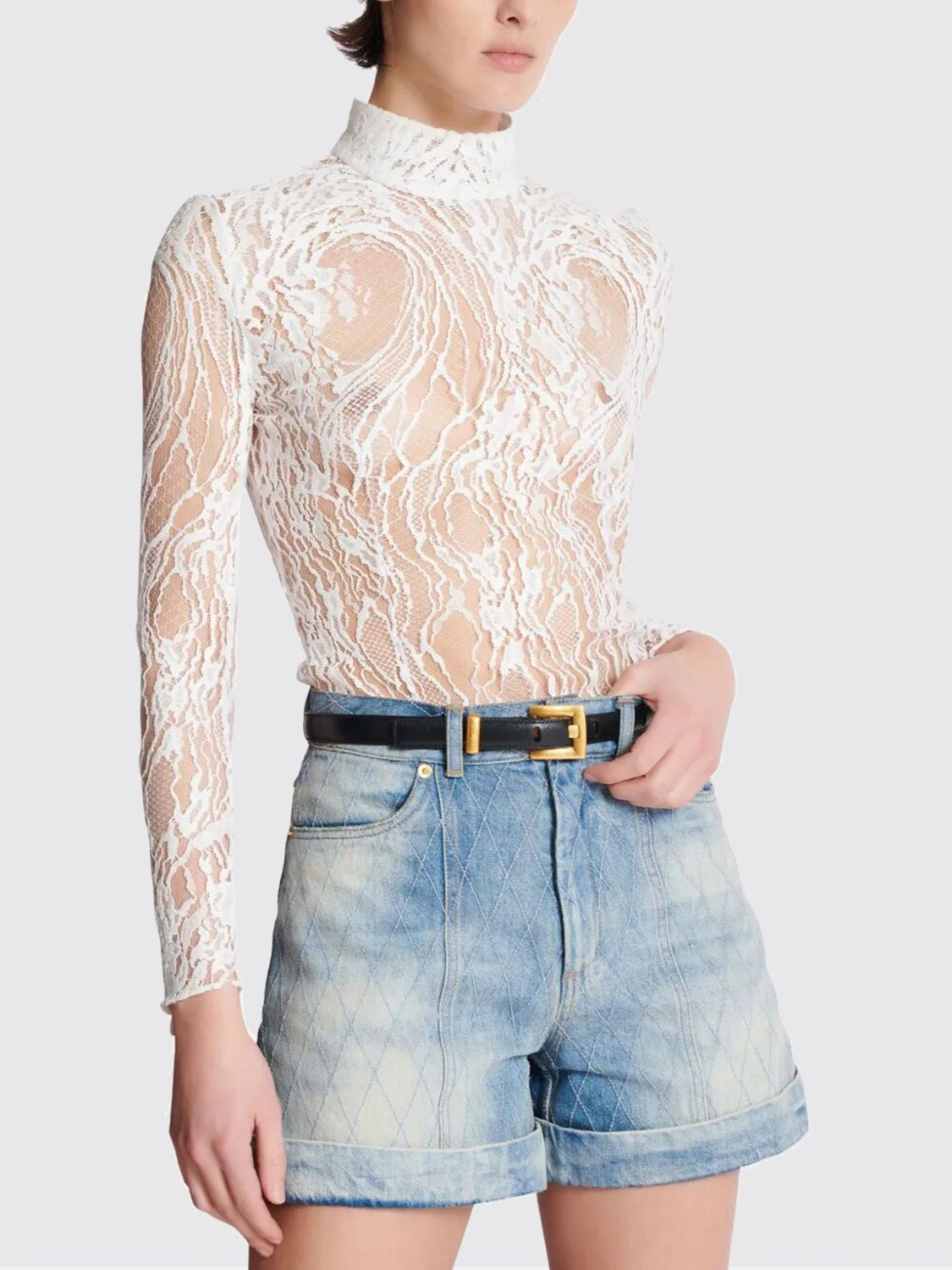 [Balmain] Belt SS26 GN1WJ191LSLX 0PA