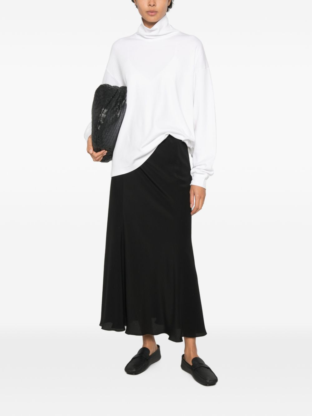 [THE ROW] Midi skirt FW26 R000272W4651BLK