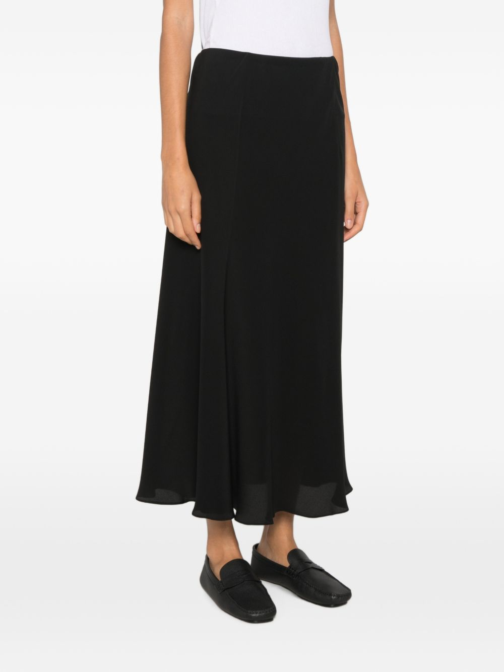 [THE ROW] Midi skirt FW26 R000272W4651BLK
