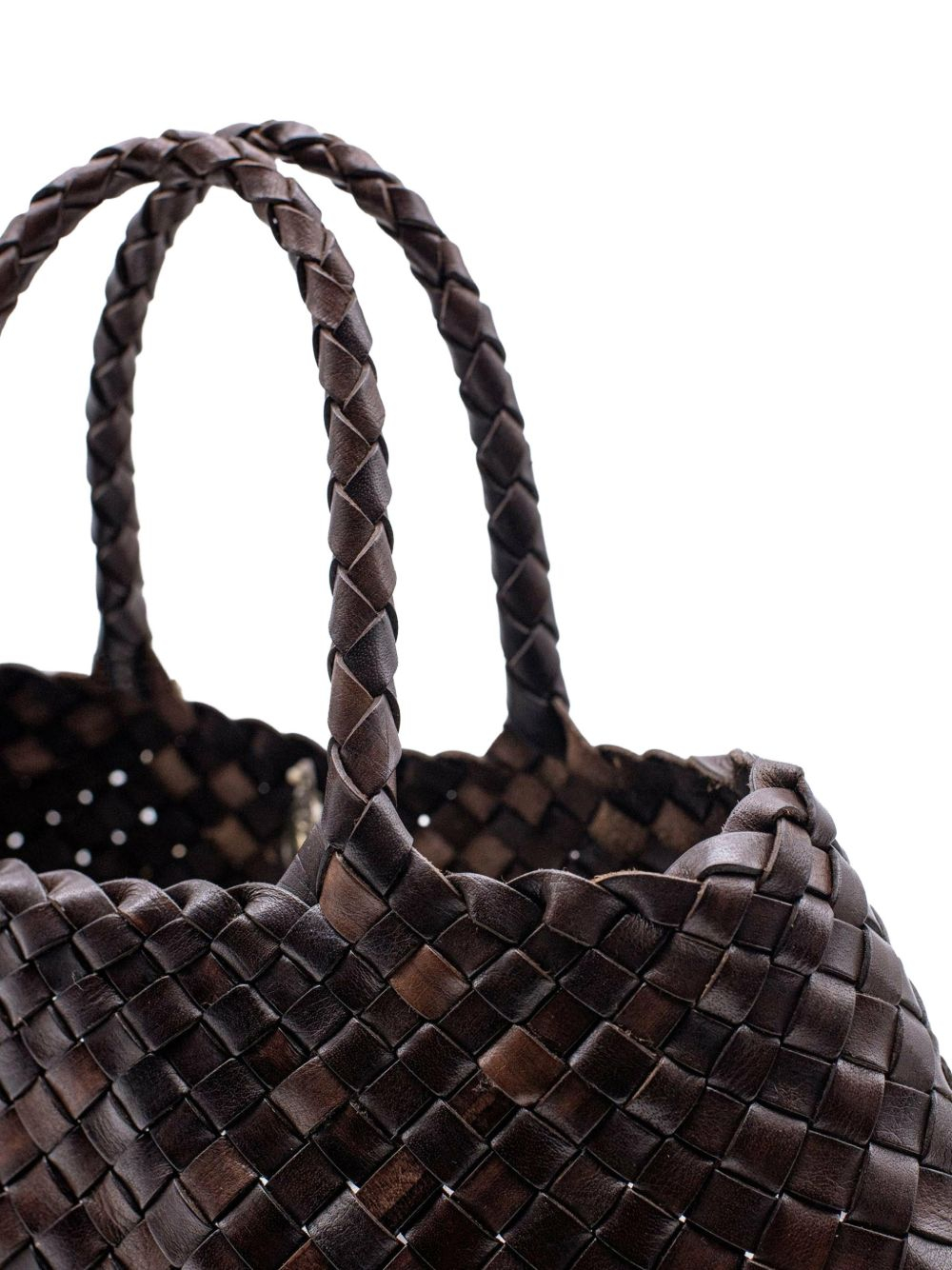 [DRAGON DIFFUSION] Shoulder bag FW26 DGW68893 8893 SANTA CROCE SMALL DKBROWN