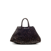 [DRAGON DIFFUSION] Shoulder bag FW26 DGW68893 8893 SANTA CROCE SMALL DKBROWN