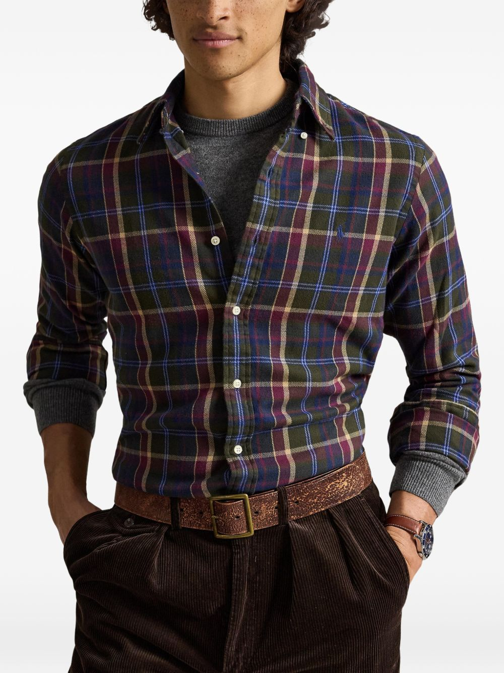 [Polo Ralph Lauren] Shirts Long Sleeve FW26 710B30152 003