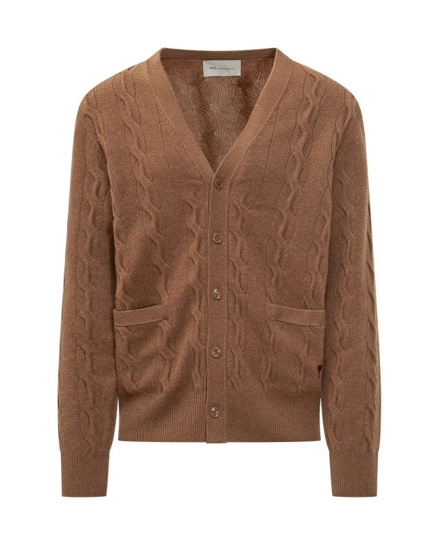 [AMI ALEXANDRE MATTIUSSI] Cardigan FW26 UKC393KN0189 280