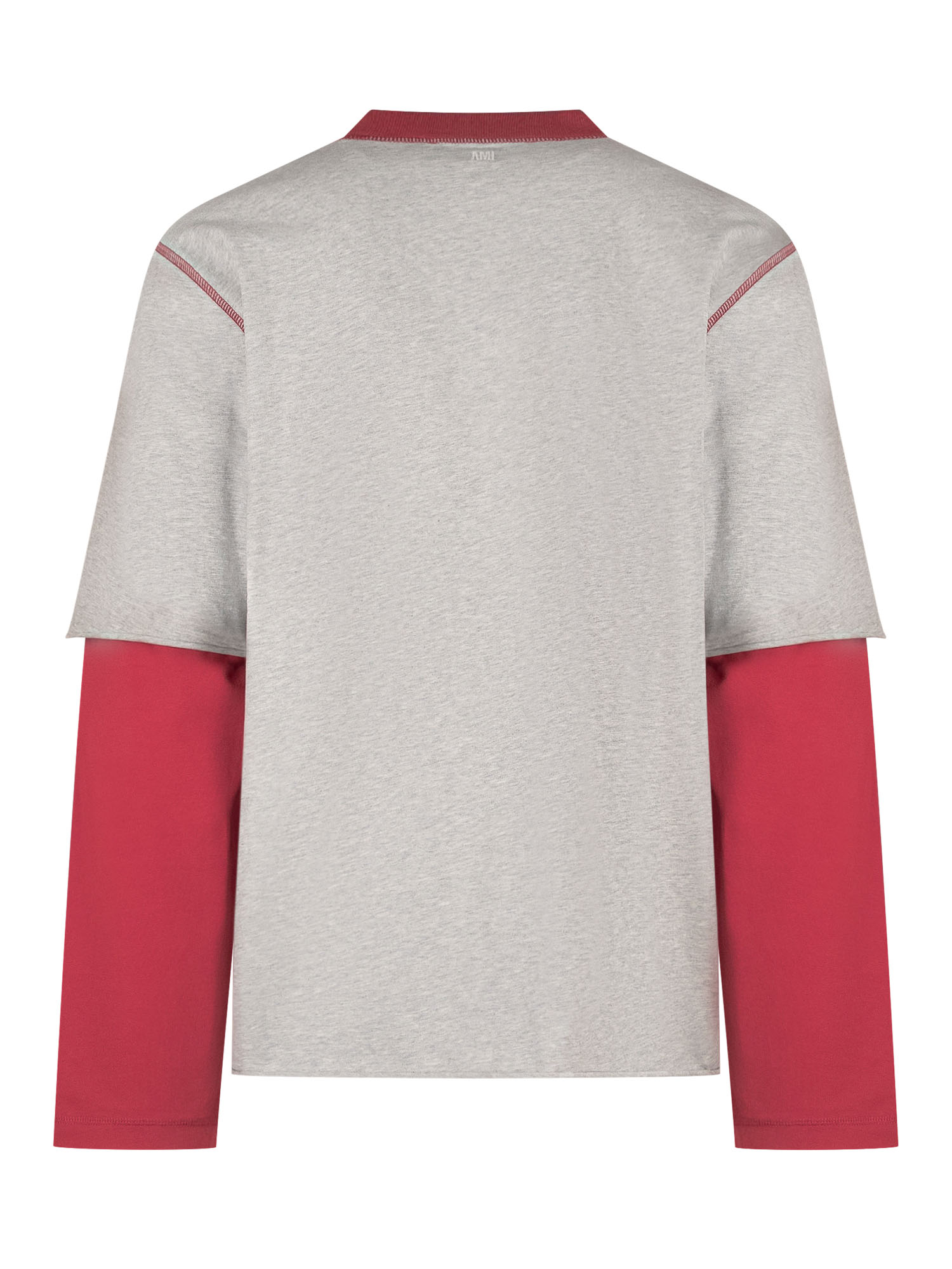 [AMI ALEXANDRE MATTIUSSI] T-shirts Long Sleeve FW26 HTS415JE0243 A266