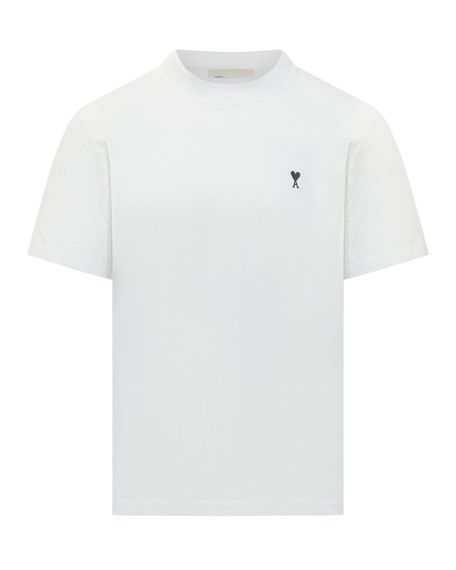 [AMI ALEXANDRE MATTIUSSI] T-shirts Short Sleeve FW26 HTS346724 100